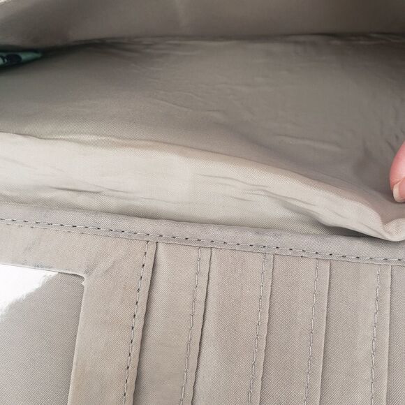 Aquamarine mermaid burlap wallet - Picture 6 of 8